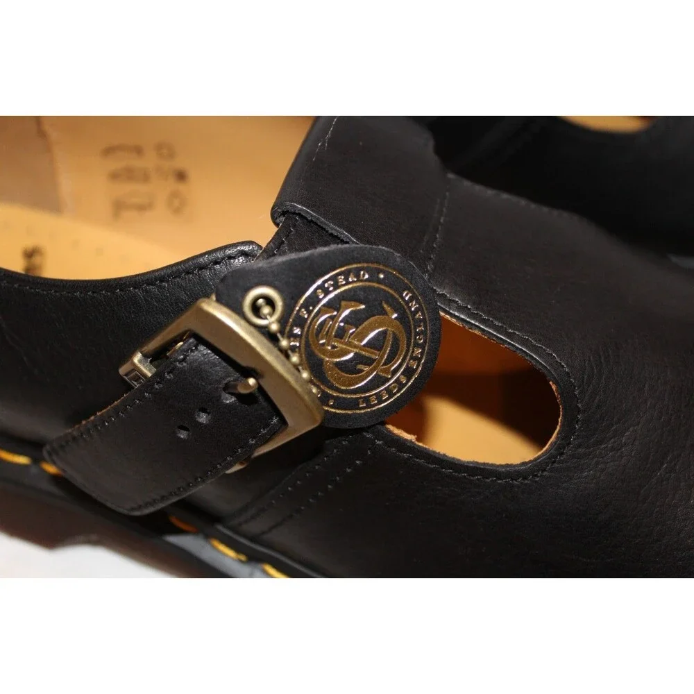 Dr Martens Women's T-BAR Regency Leather Mary Jane Shoes‎ BLACK NIB SZ 11 $170